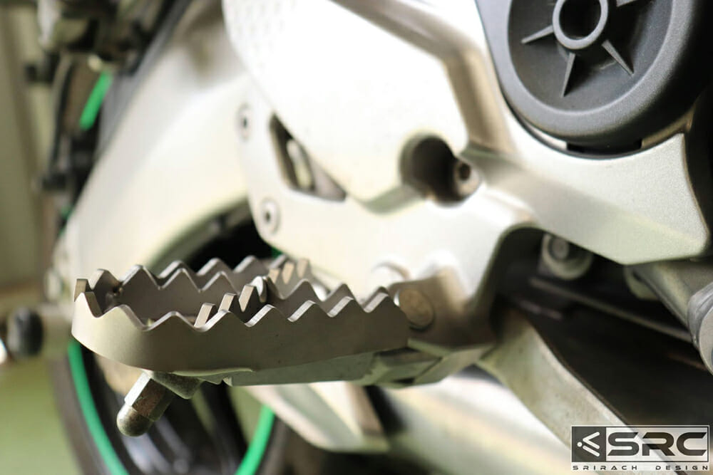 SRC Moto Wide Footpeg Adaptors for Kawasaki Versys 650