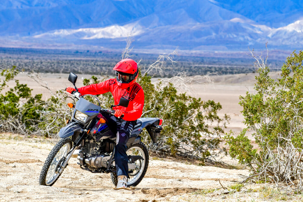 Landon spent his 17th birthday learning how to ride a motorcycle. By the end of the day, he was already out enjoying his first trail ride.