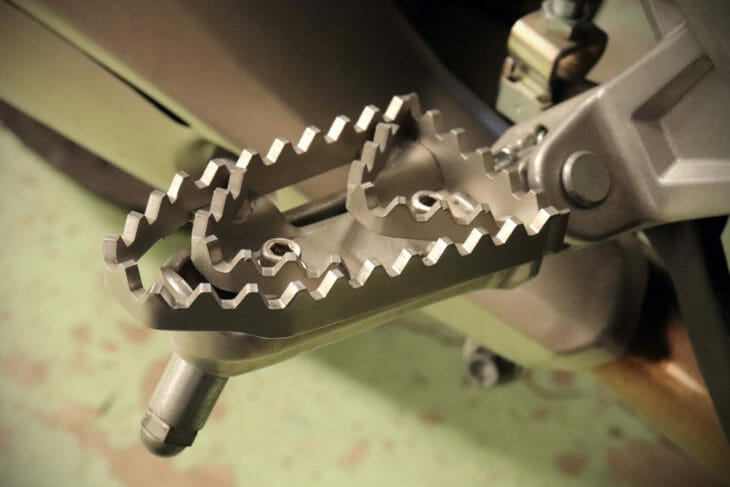 SRC Moto Adventure Motorcycle Wide Footpeg Adaptors