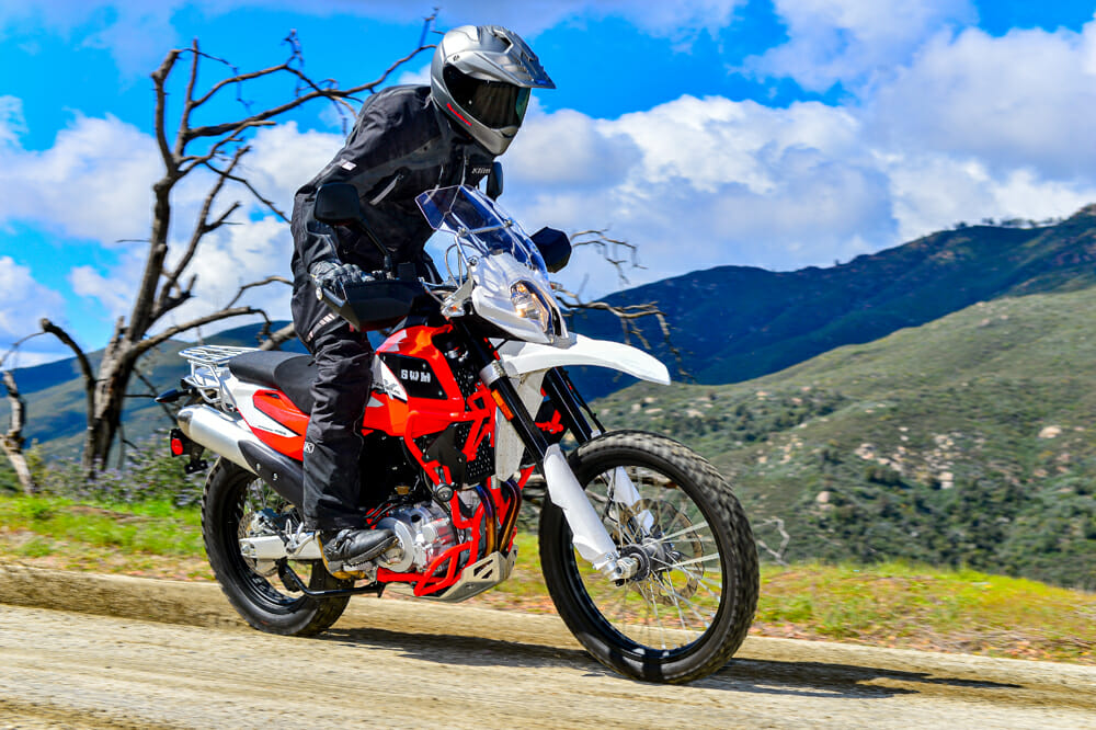 The Italian-made SMW Superdual X bridges the gap between a full-size dual-sport bike and a lightweight ADV bike.