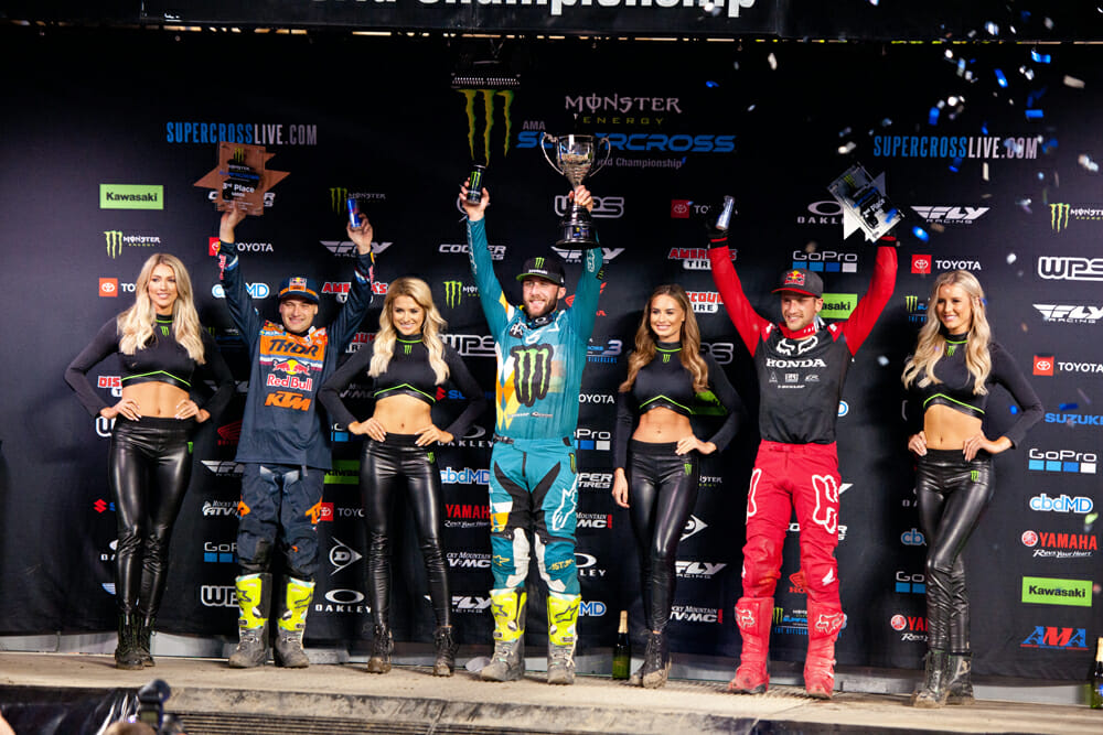 If Supercross doesn’t resume in 2020, which isn’t likely, Eli Tomac will be declared champion, but you know he doesn’t want to win it that way.