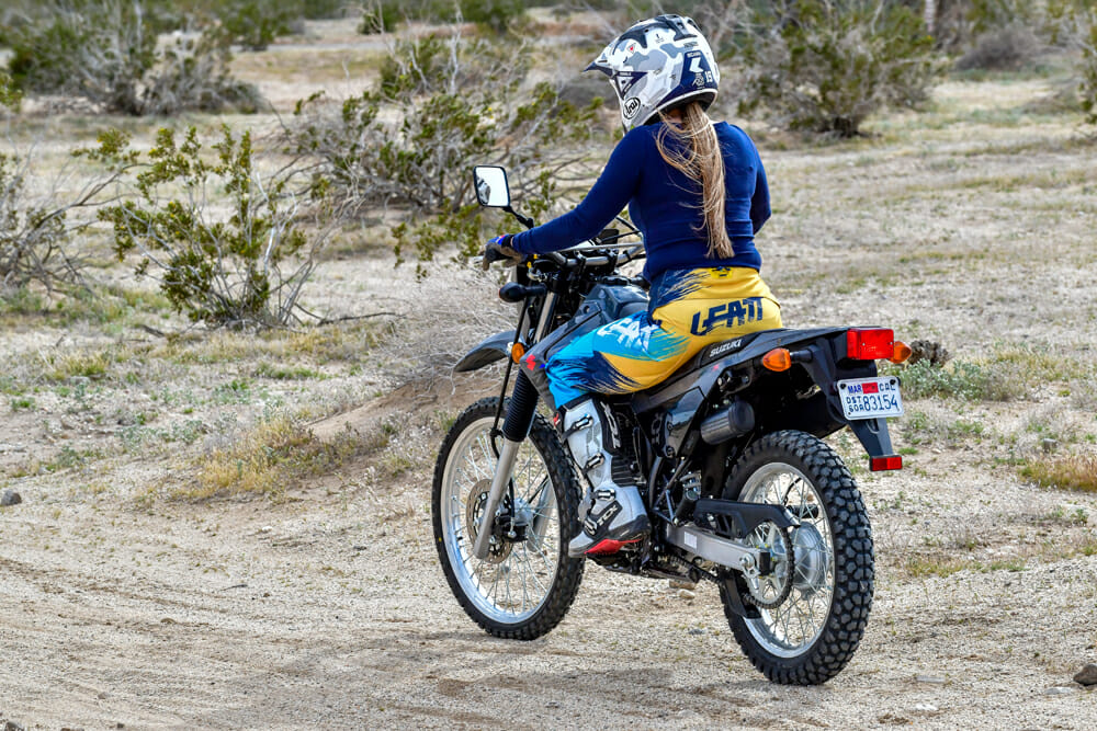 Shawna, who had never even sat on a motorcycle before but always wanted to ride one, caught on in no time.