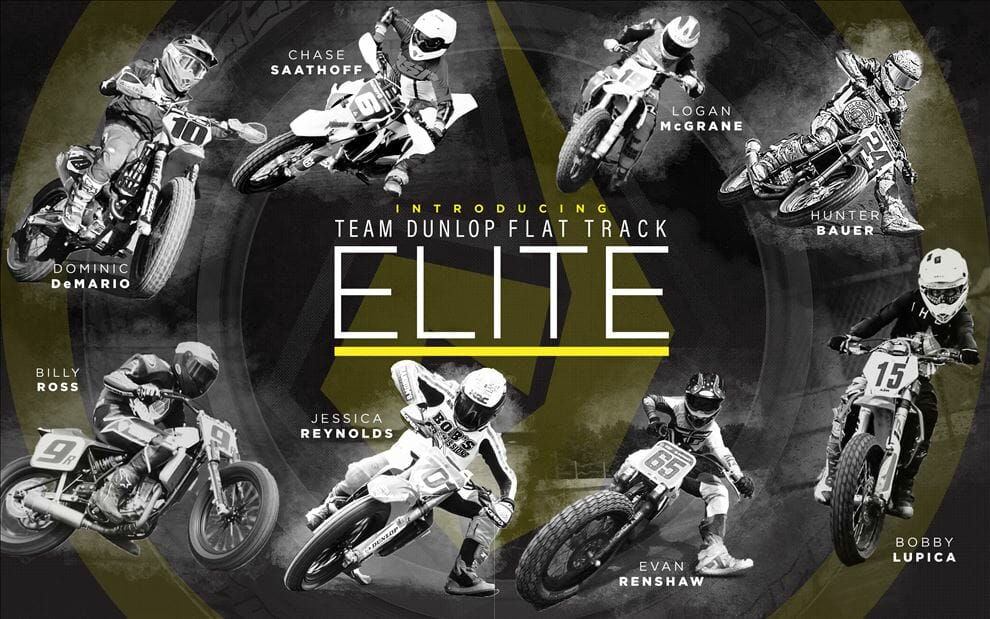Team Dunlop Flat Track Elite program