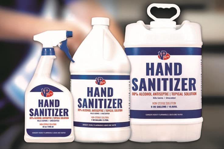 VP Racing Fuels Hand Sanitizer