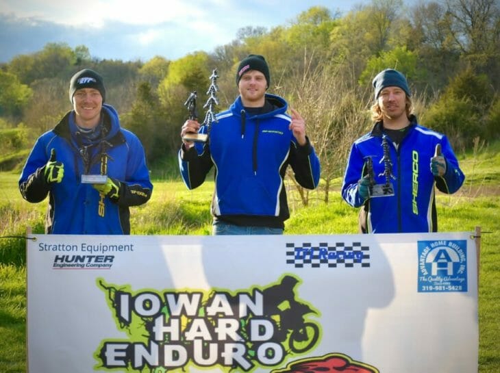 2020 Iowan Hard Enduro Results - Podium - Patsy Davis Photo