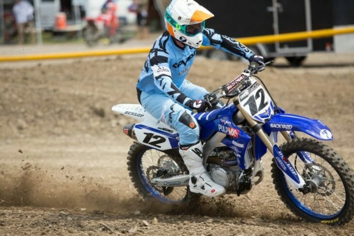 2020 Moto Fite Klub Jake Weimer race action - Photo by Willie Browning