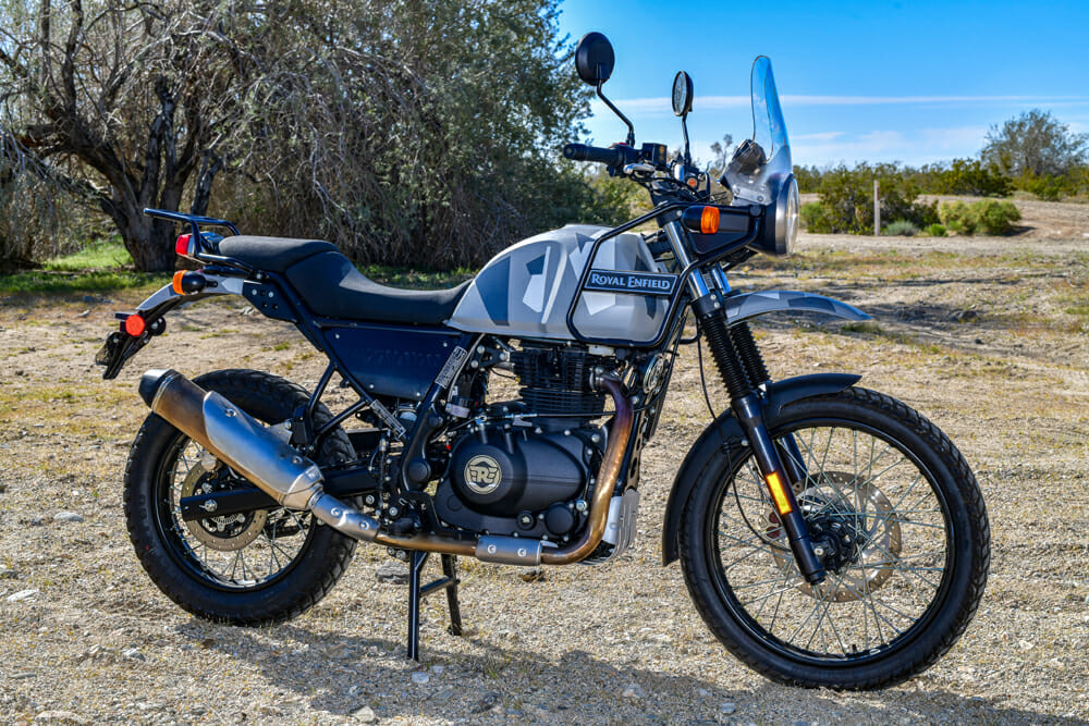 Everything here comes standard on the 2020 Royal Enfield Himalayan for under $5K.