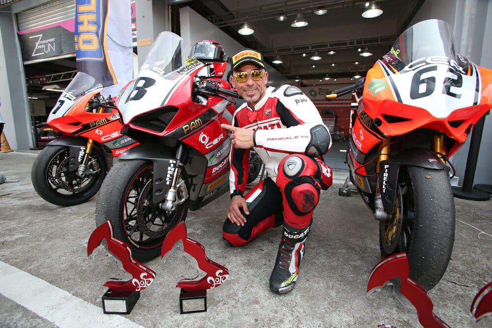 Alessandro Valia clinched the 2018 Chinese Superbike Championship using a largely stock Panigale V4 S. 