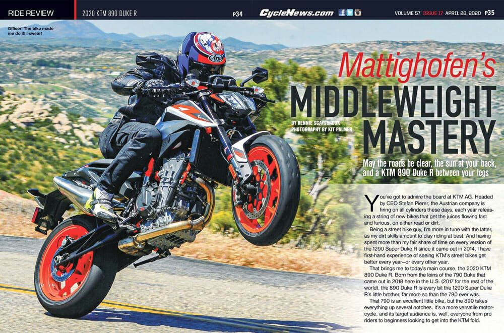 2020 KTM 890 Duke R Review | Mattighofen’s Middleweight Mastery