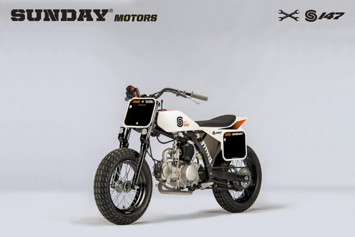 Sunday Motors 147 Mini Flat Track bike