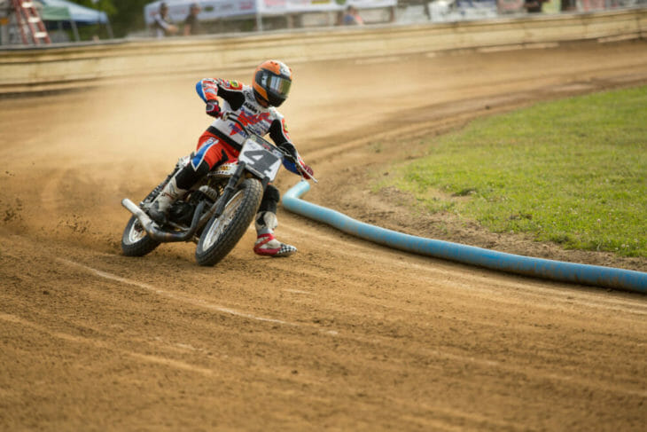 2020 Flattrack FITE Klub 1 Chris Carr Action - Willy Browning Photo