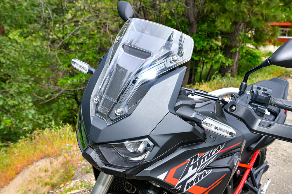Africa twin adjustable shop windscreen