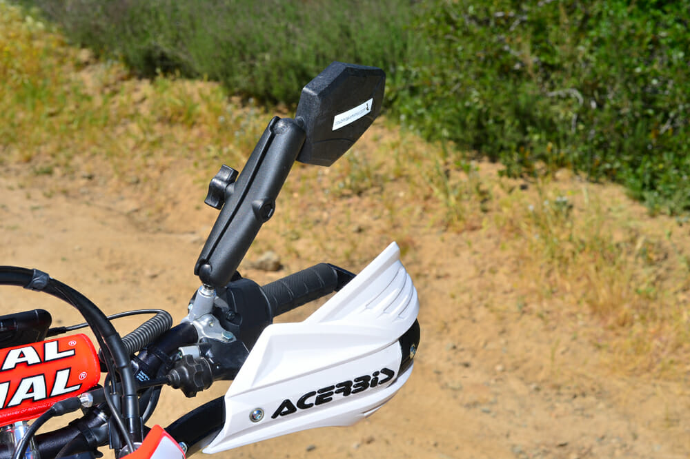 2020 Honda CRF450L with a Doubletake mirror.