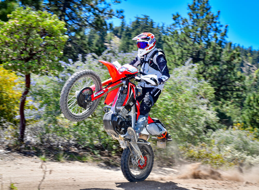 2020 Honda CRF450L with MotOZ Tractionator tires.