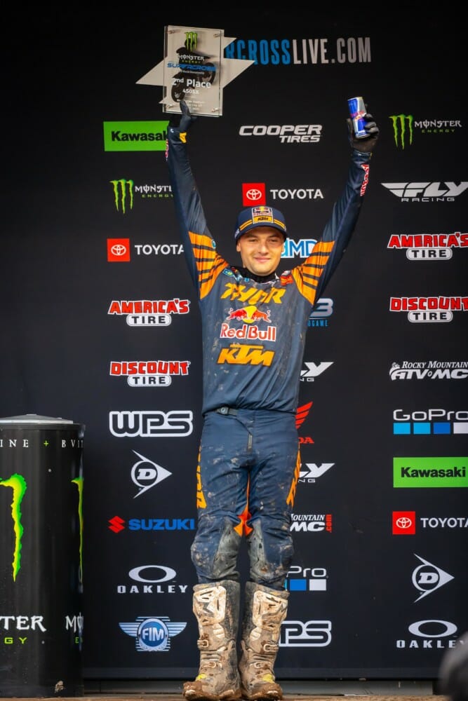 Runner-up finish for Webb and the Red Bull KTM Factory Racing Team at round 13 of SX Championship