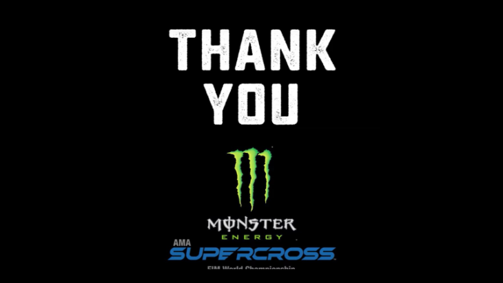 Monster Energy AMA Supercross Thanks the SX Fans