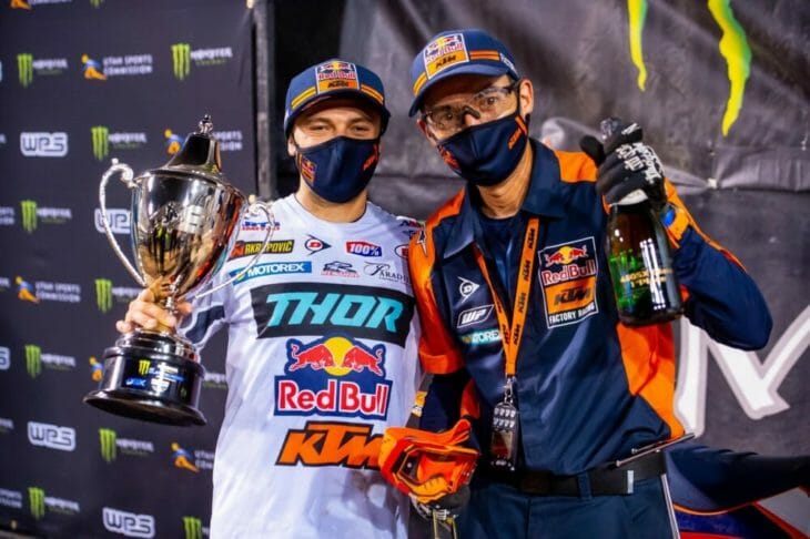 Red Bull KTM Factory Racing’s Cooper Webb Back on Top at Salt Lake City SX