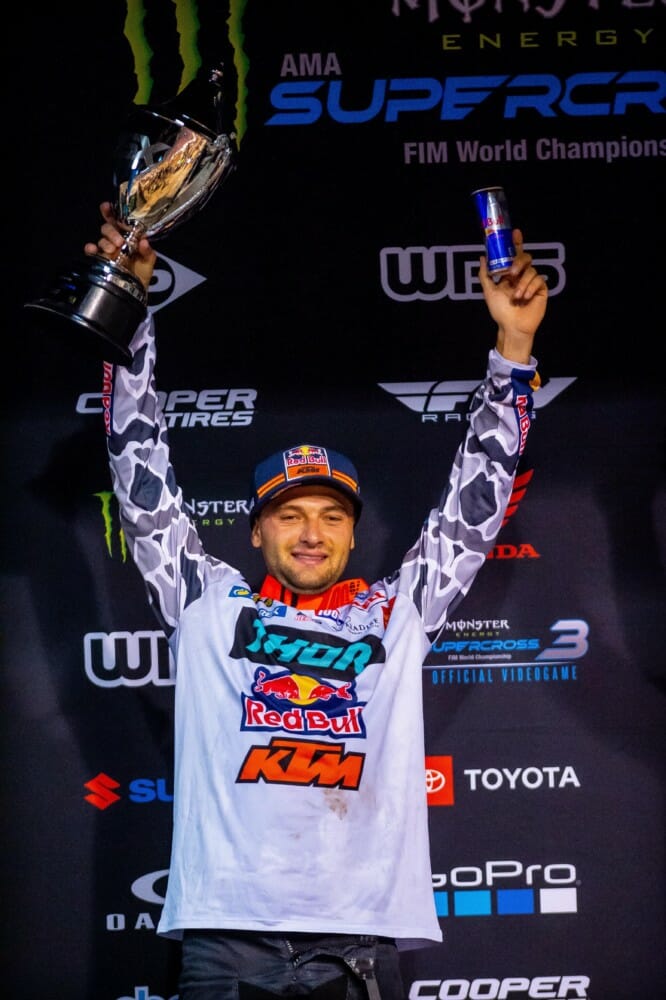 Red Bull KTM Factory Racing’s Cooper Webb Back on Top at Salt Lake City SX