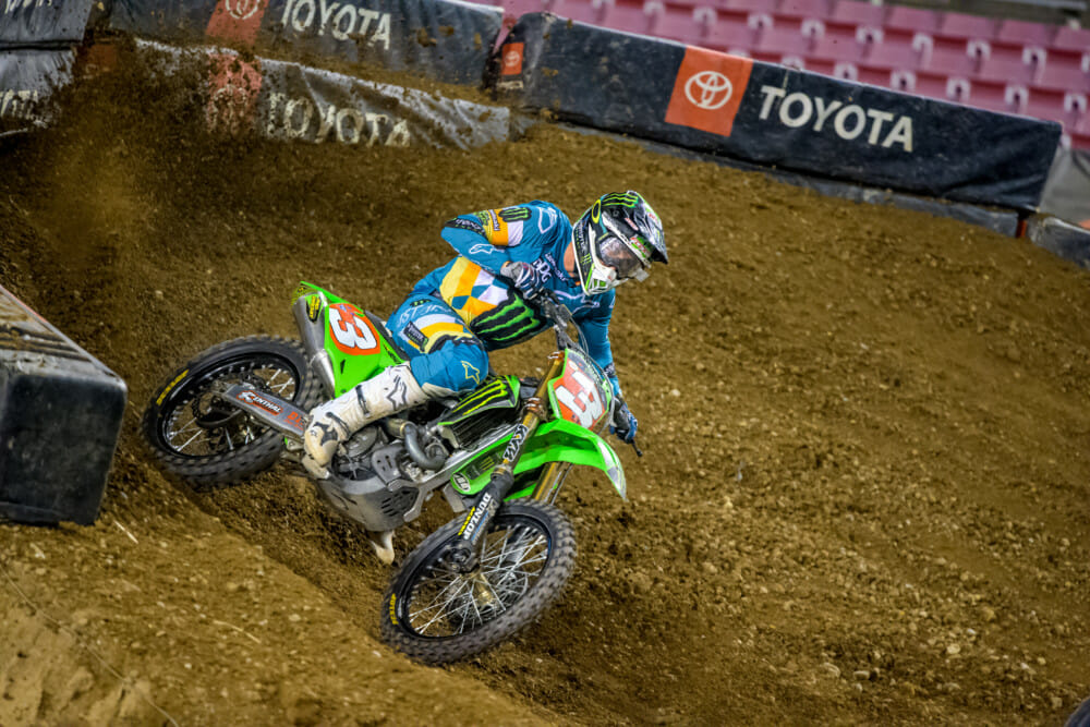 Monster Energy Kawasaki Supercross Round 12 Race Report Cycle News