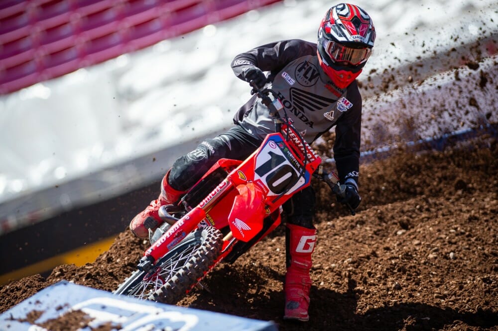 Team Honda HRC Supercross Round 14 Race Recap Cycle News