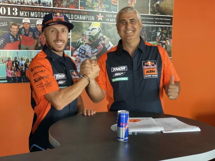 Tony Cairoli and Red Bull KTM Factory Racing Extend Contract for 2021