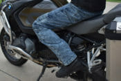 Cycle News reviews the Trilobite Micas Urban Slim Elastic Men's Motorcycle Jeans