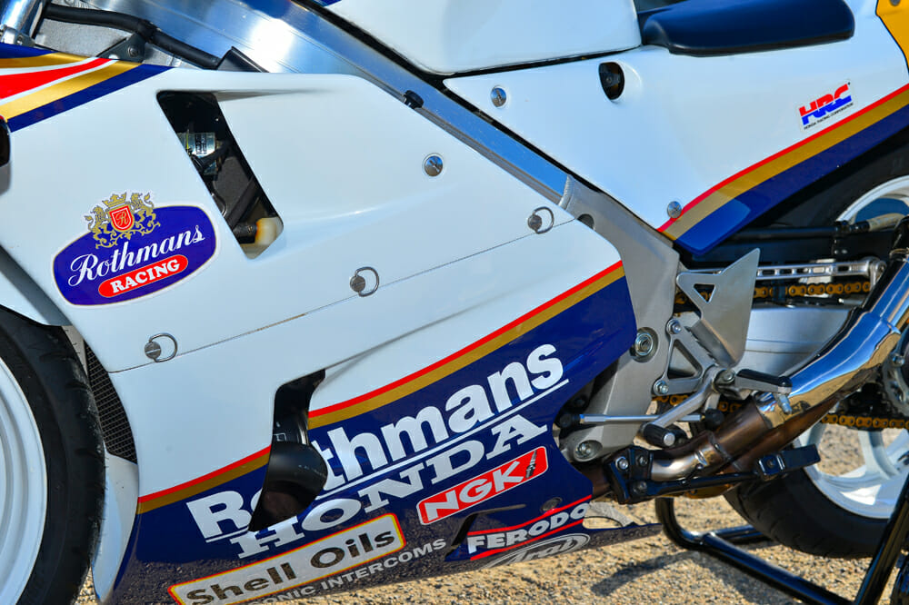 The 1990 Honda RC30 has Zeus fasteners on the production fairing