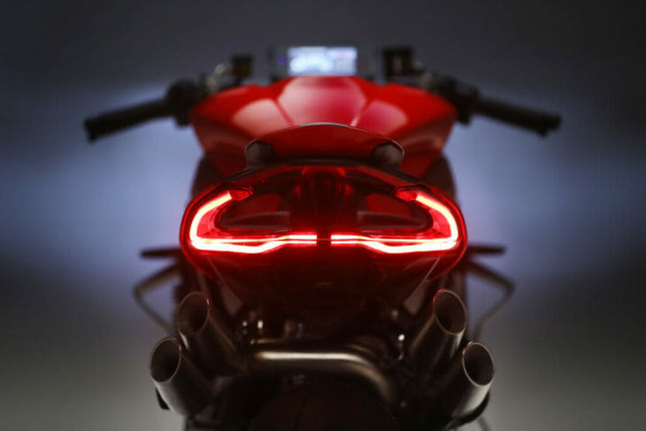 2020 MV Agusta Brutale 1000 RR rear 2020 MV Agusta Brutale 1000 RR rear