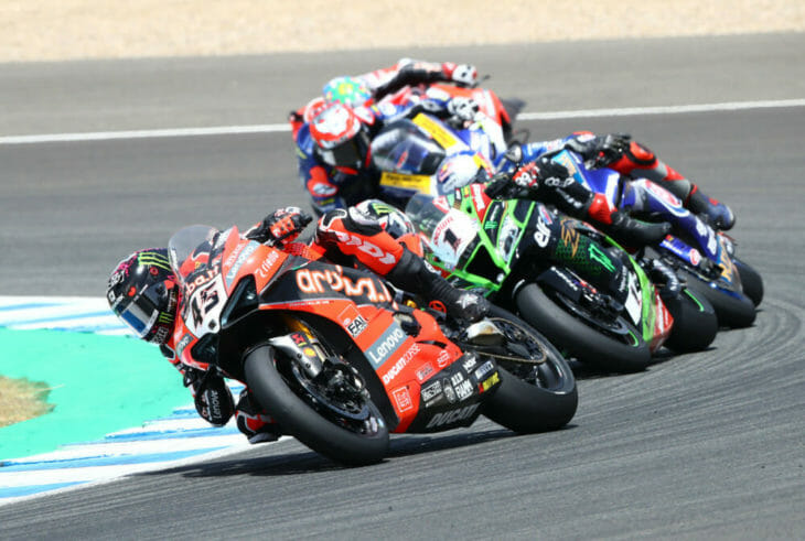 2020 Spanish WorldSBK Results Saturday Redding win