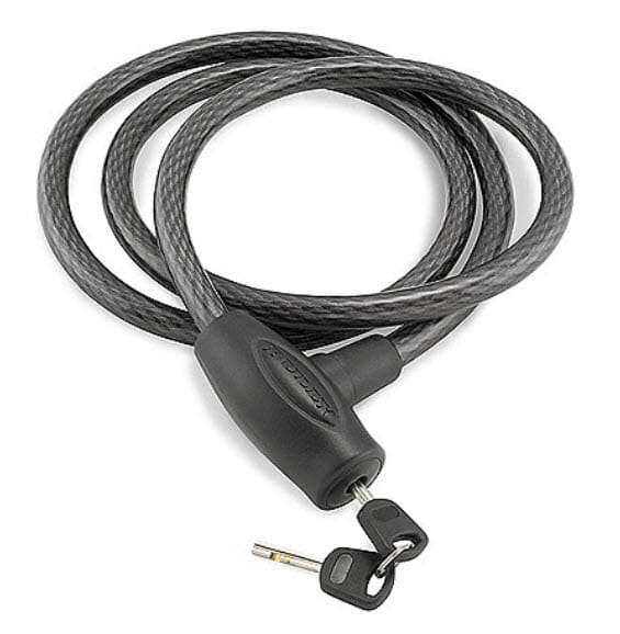 BikeBandit Motorcycle Security Systems - Bully 15mm 6 foot Integrated Cable Lock