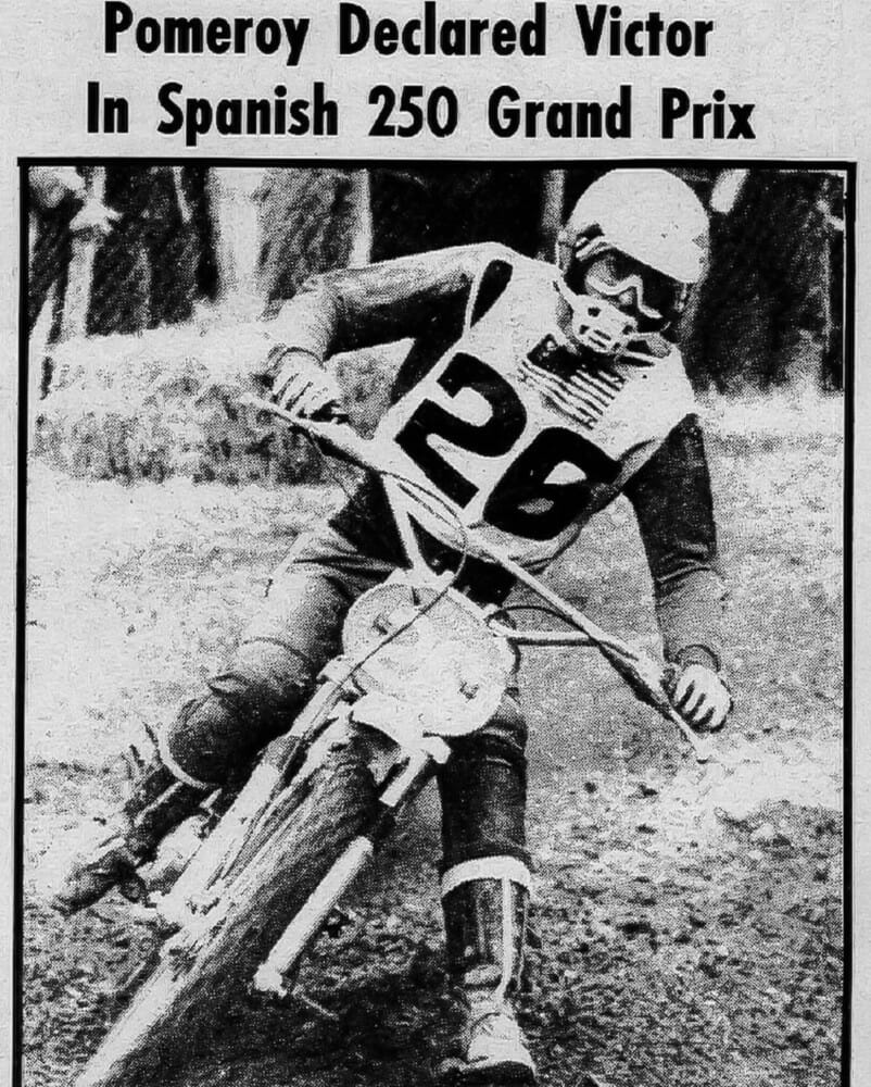Archives | Jim Pomeroy - In 1973, Jim Pomeroy became the first American to win a motocross grand prix, and he did it in Europe.’ The story behind that historic win is legendary, as was the man himself.