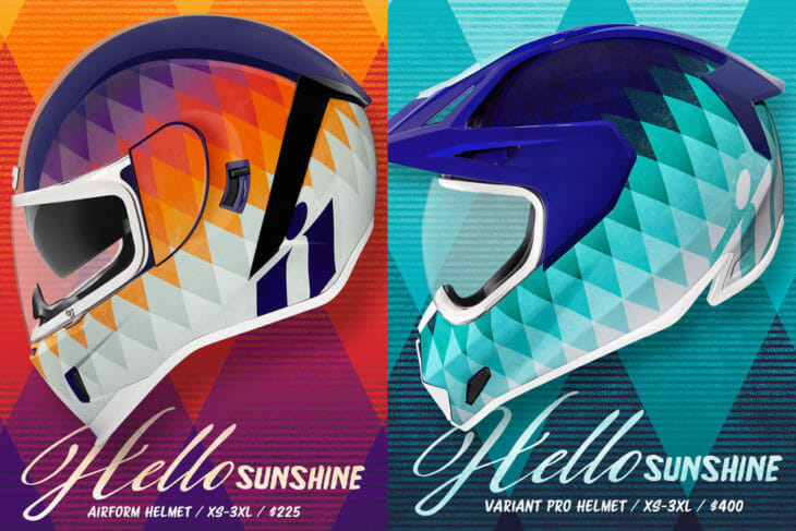 Icon Hello Sunshine Helmet Graphics