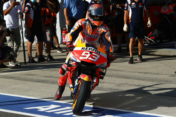 Marc Marquez at MotoGP Jerez 2020