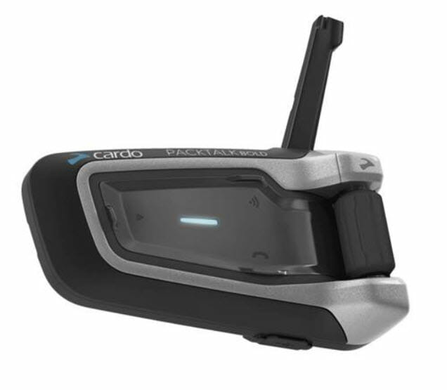 Motorcycle communications systems from BikeBandit - Cardo Packtalk Bold with JBL Speakers