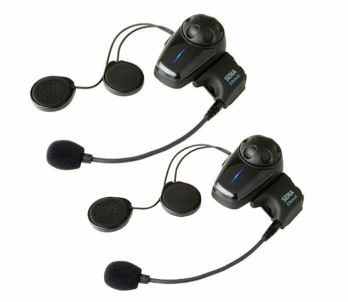 Motorcycle communications systems from BikeBandit - Sena SMH10D Dual Bluetooth Headset
