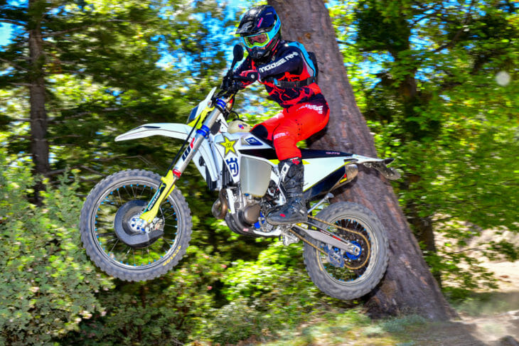 Cycle News review of Andrew Jefferson's 2020 Husqvarna FE 501S Project bike.
