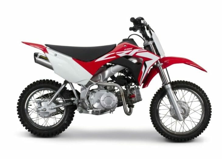 Two Brothers Racing has a new heavy-duty footpeg kit for the 2013-2020 Honda CRF110F