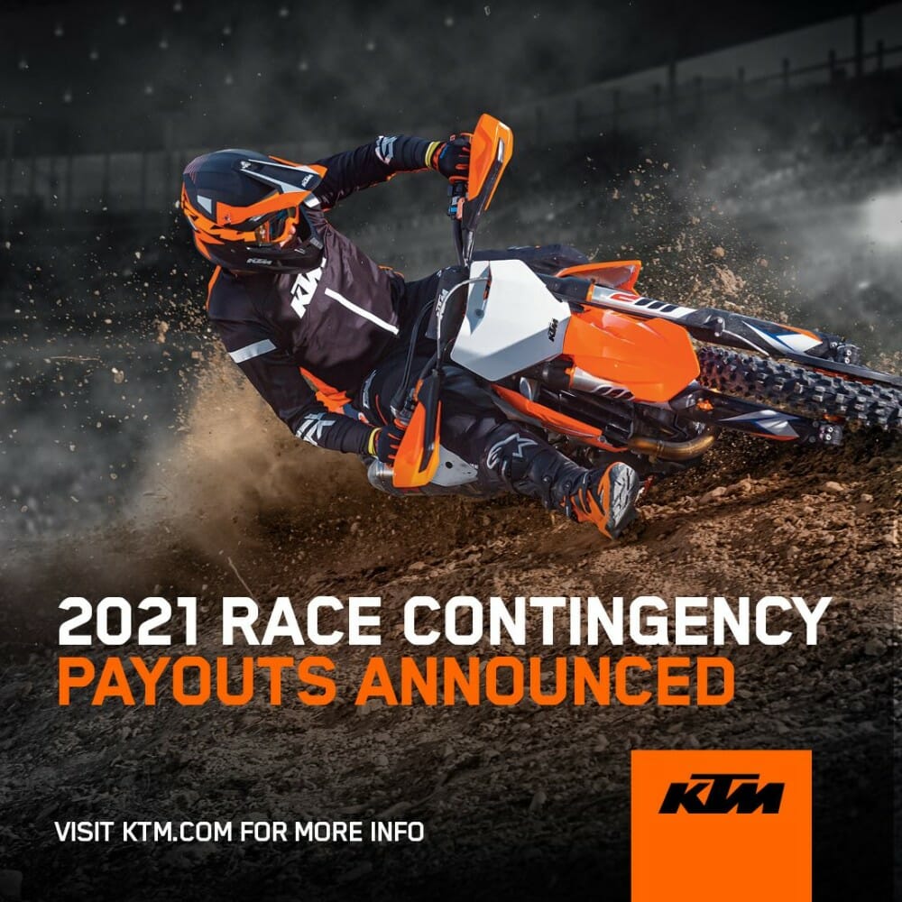 KTM Announces Details for 2021 Contingency Program