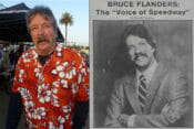 The "Voice of Speedway" Bruce Flanders