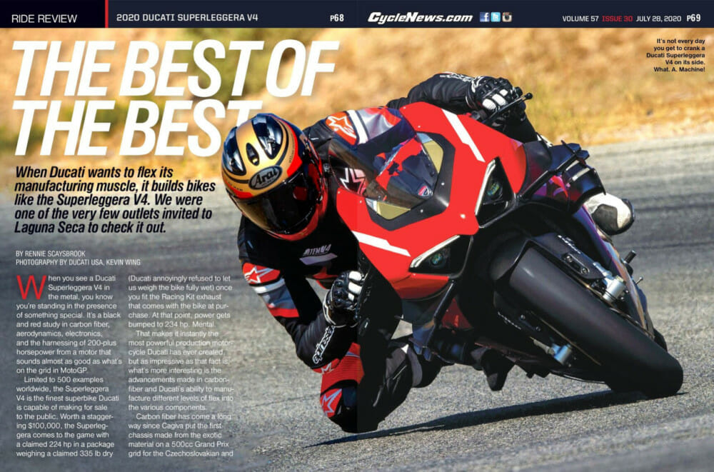 Exclusive Test Ride: Ducati's $100,000 Superleggera V4