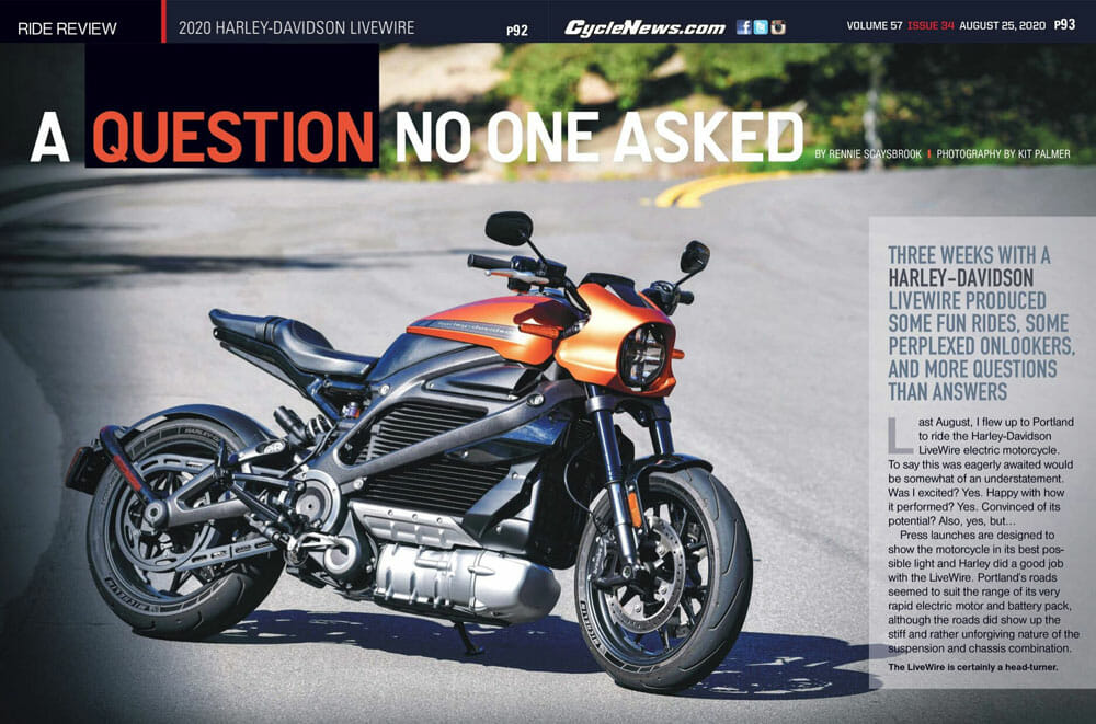 2020 Harley Davidson LiveWire Review Cycle News VS Fat tire eBike A7AT26 - Blog - 14