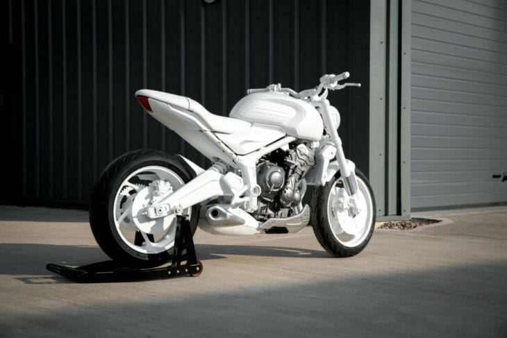 Triumph Trident prototype model Triumph Trident prototype model