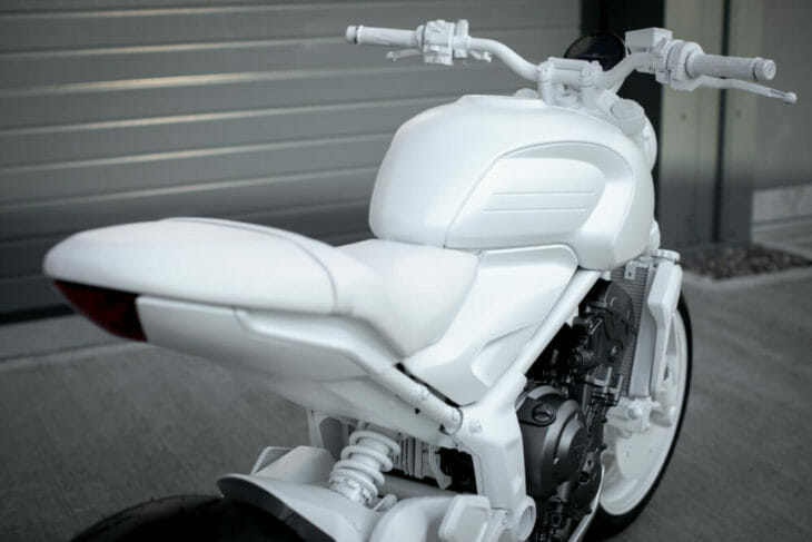 Triumph Trident prototype seat 2 Triumph Trident prototype seat 2