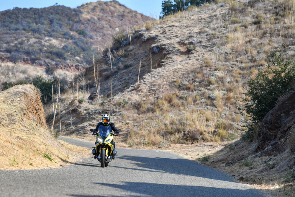 2020 BMW R 1250 RS on canyon ride