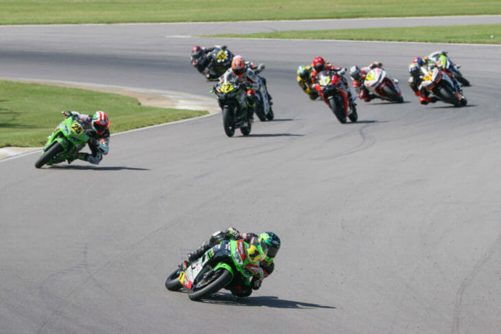 2020 Barber Motorsports Park MotoAmerica Results Sunday Junior Cup Rocco Landers Action