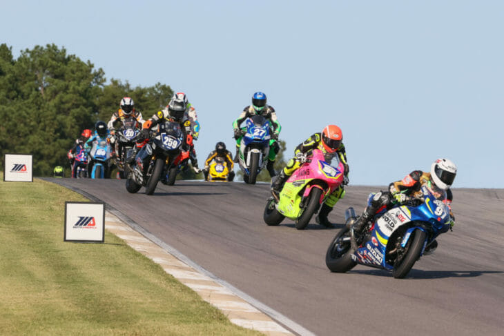 2020 Barber Motorsports Park MotoAmerica Results Sunday Twins Cup Rocco Landers Action