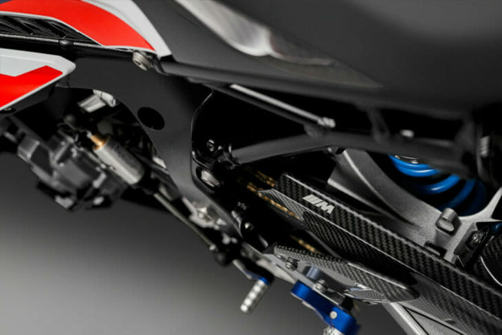 2021 BMW M 1000 RR First Look chain guard