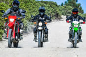2020 Honda CRF250L, Yamaha XT250 and Kawasaki KLX250 Dual Sport Motorcycles