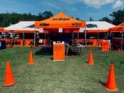 KTM Trackside Support at GNCC