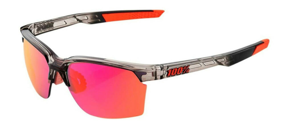 100% Sportcoupe Crystal Smoke Sunglasses